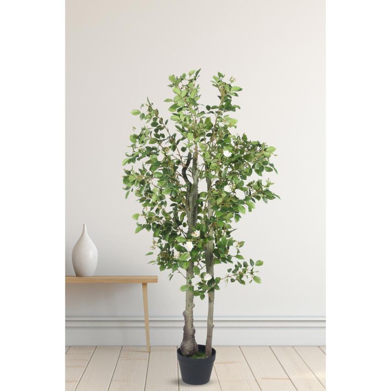 Buy Home Bloom Artificial Mini Camellia Rose Plants Online