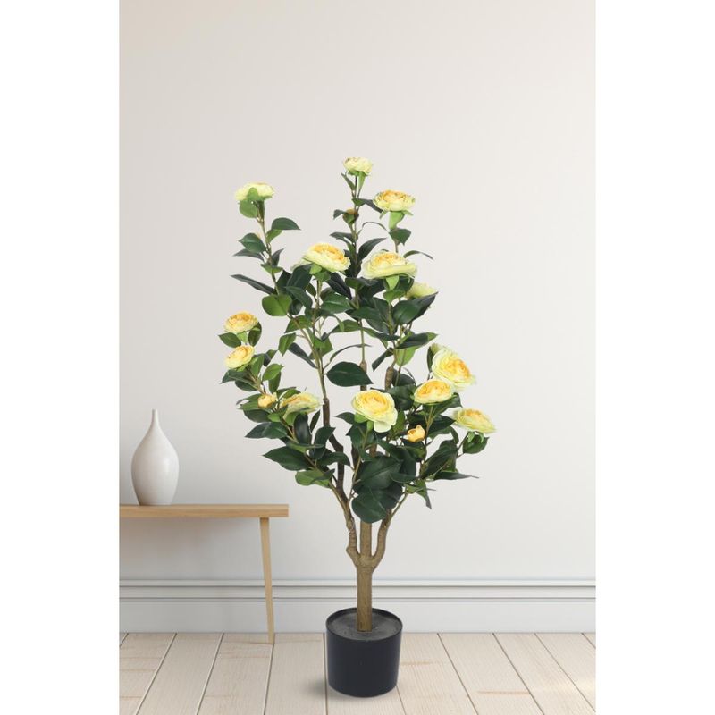 Buy Home Bloom Artificial Mini Camellia Rose Plants Online