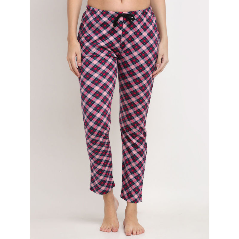 Kanvin Womens Printed Pyjamas Pink (M) Pink
