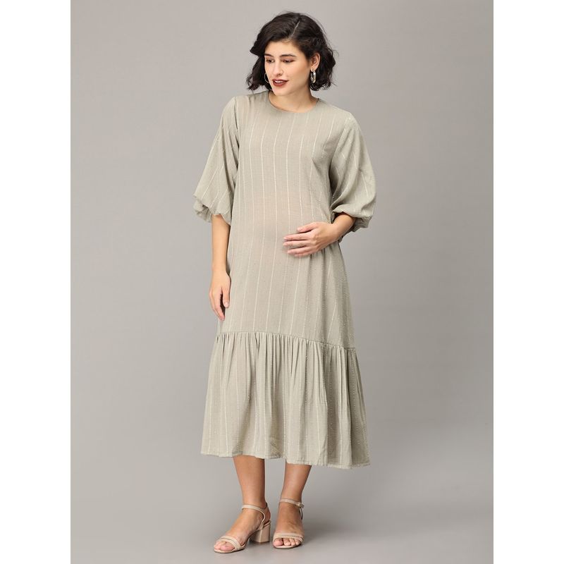 The Mom Store Paparazzi Maternity Oversized Tunic Dress (S)