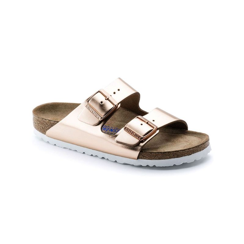 Buy Birkenstock Arizona Soft Footbed Natural Leather Regular Women