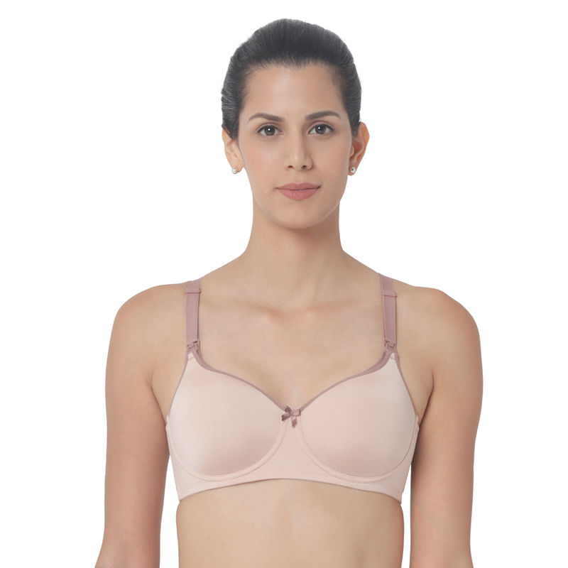 Triumph Mamabel 139 Wireless Padded Full Coverage Comfortable Maternity Bra - Nude (34D)