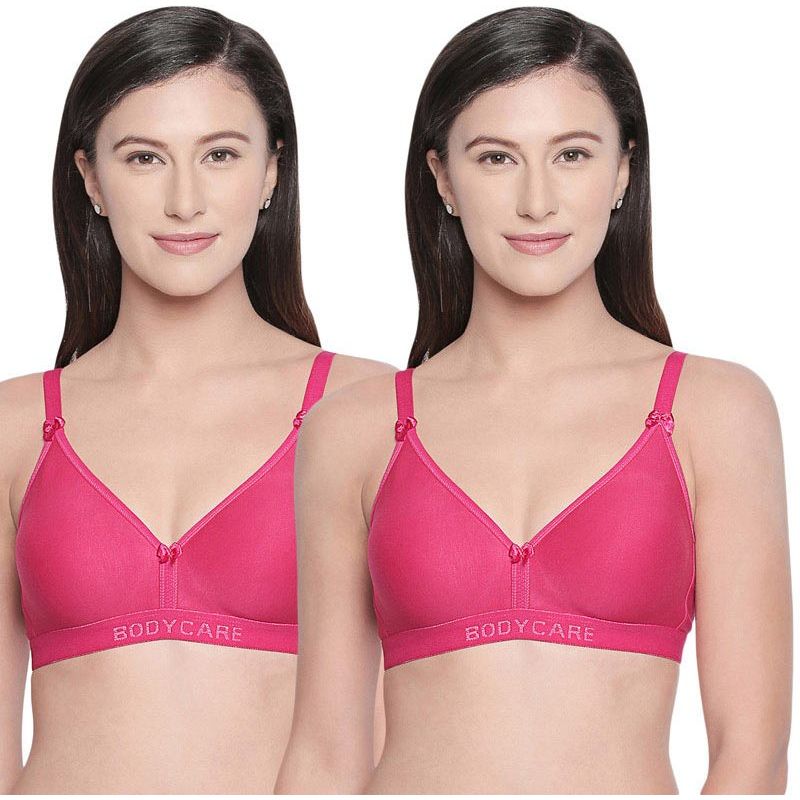 Buy Bodycare B, C & D Cup Perfect Coverage Bra-Pack Of 2 - Pink Online