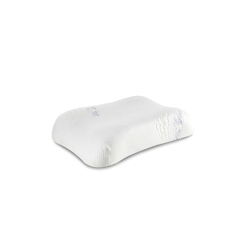 Buy The White Willow Memory Foam Contour Curve Neck Pillow Online