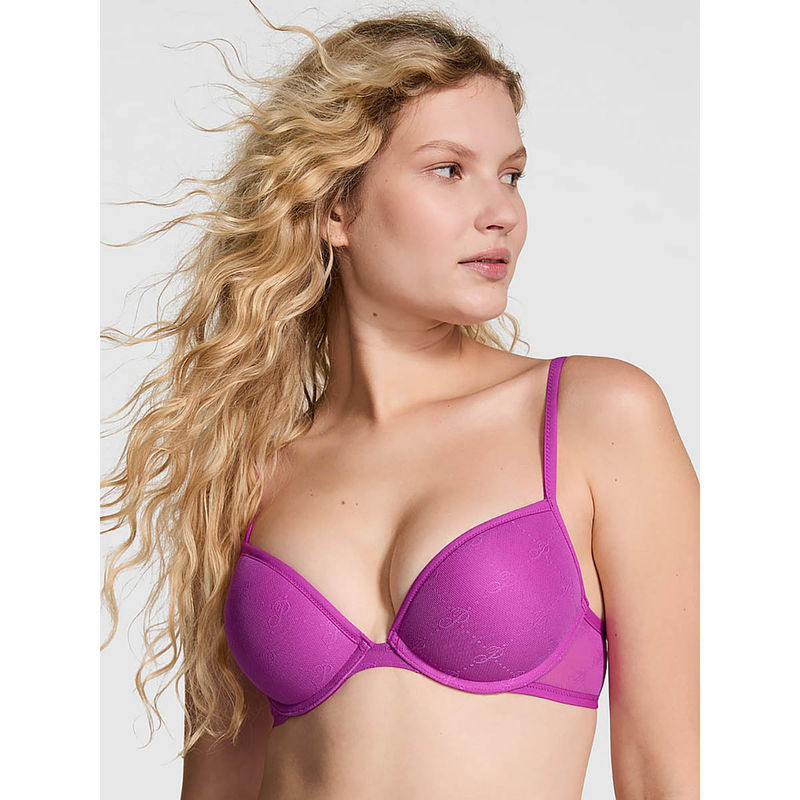 Victoria's Secret Women Pink Wear Everywhere Super Push-Up Bra (38B)