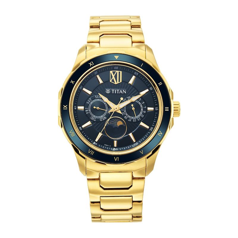 Buy Titan Regalia Premium Timepieces Blue Dial Analog Watch for Men Online