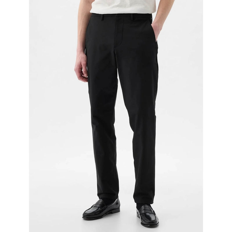 GAP Black Men's Slim Fit Mid-Rise Chinos (32)