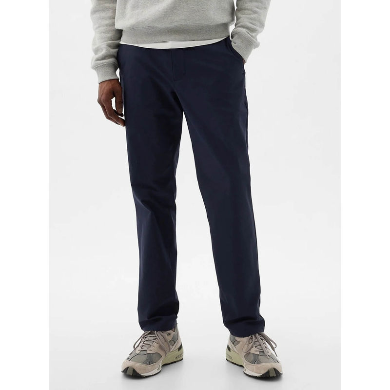 GAP Navy Blue Men's Solid Slim Fit Chinos (30)