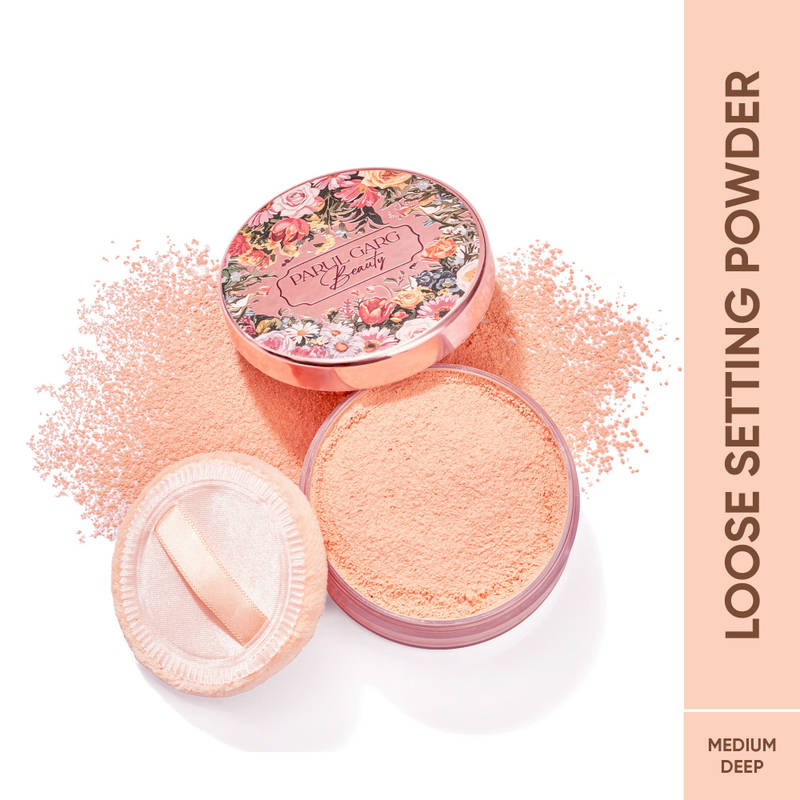 Parul Garg Beauty Flawless Finish Loose Setting Powder, Matte Finish & Oil Control - Deep