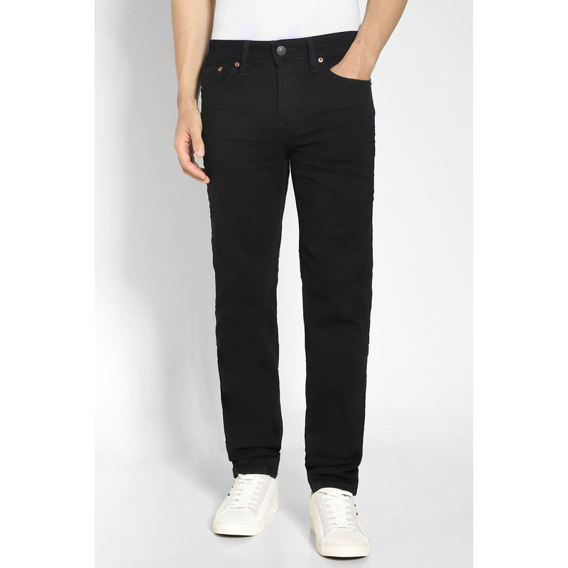 American Eagle Men Black Air Flex Plus Slim Straight Jean (30)