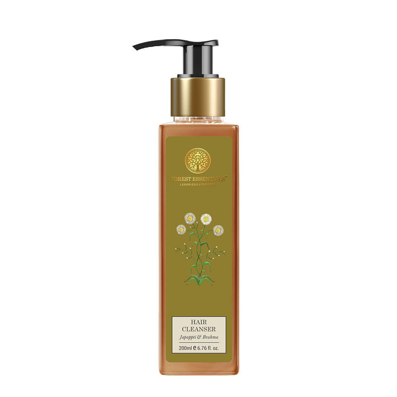Forest Essentials Hair Cleanser Japapatti & Brahmi Ayurvedic Shampoo for Dry & Frizzy Hair