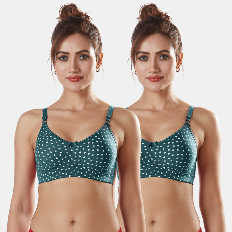 Sonari Dove Non-padded Supper Support Bra - Green (32C)
