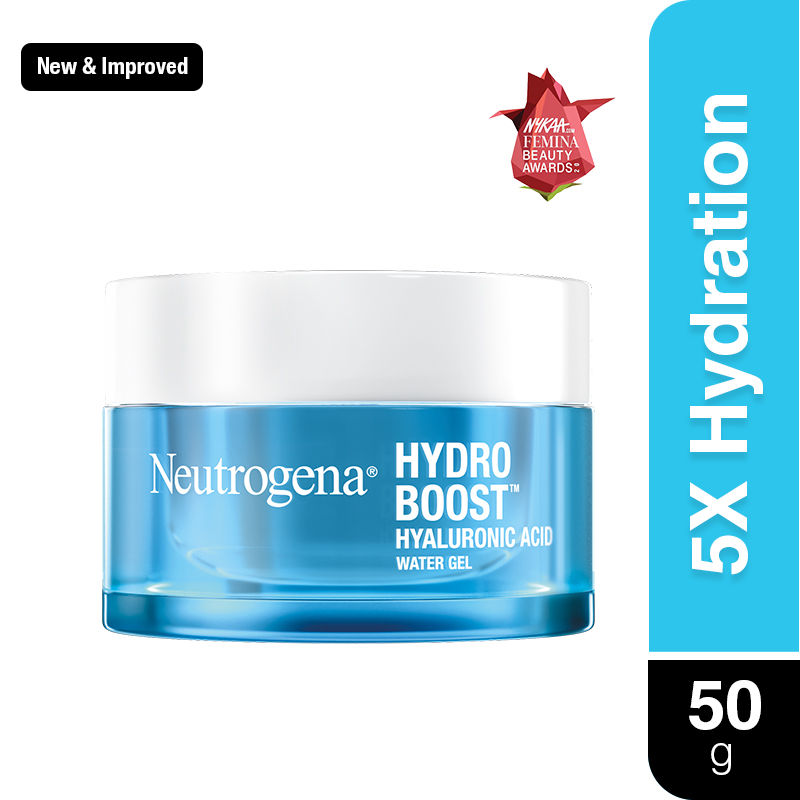 Neutrogena Hydro Boost Hyaluronic Acid Water Gel Face Moisturizer For 72 Hr Hydration For Plump And Dewy Skin