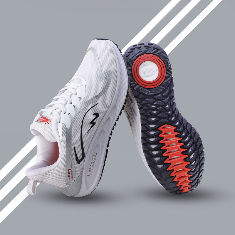 Campus Camp Drifter White Men Running Shoes
