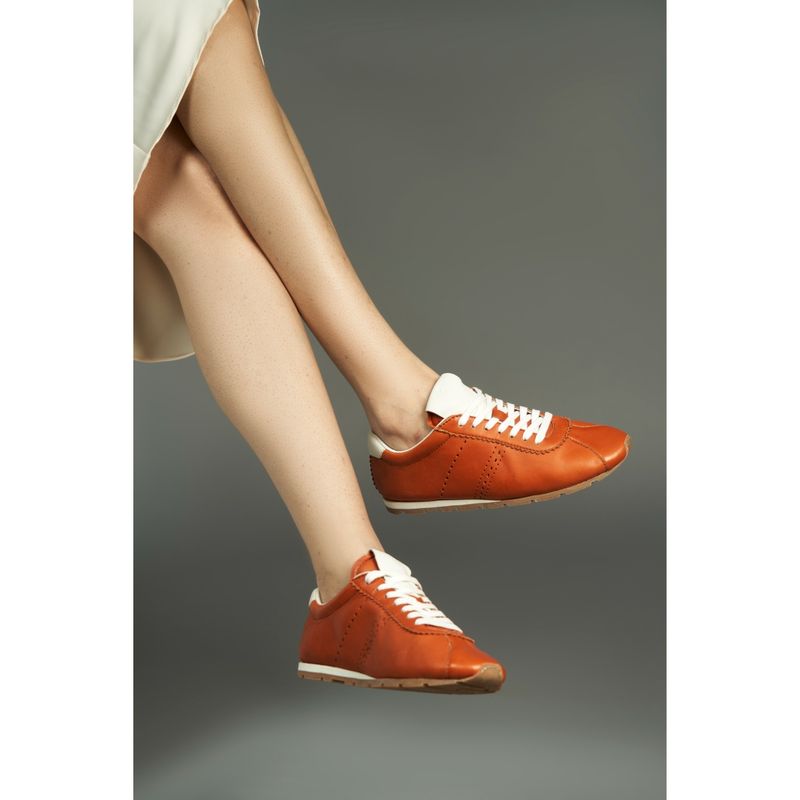 Heel Your Sole Kipper Rust Orange Sneakers (EURO 41)