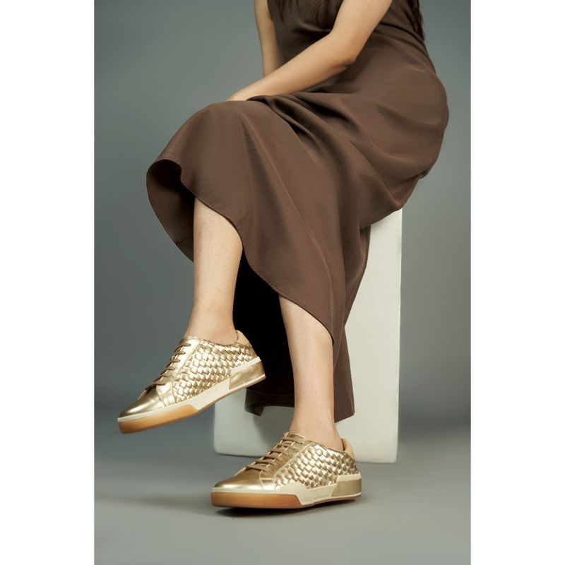 Heel Your Sole Chip Gold Sneakers (EURO 36)