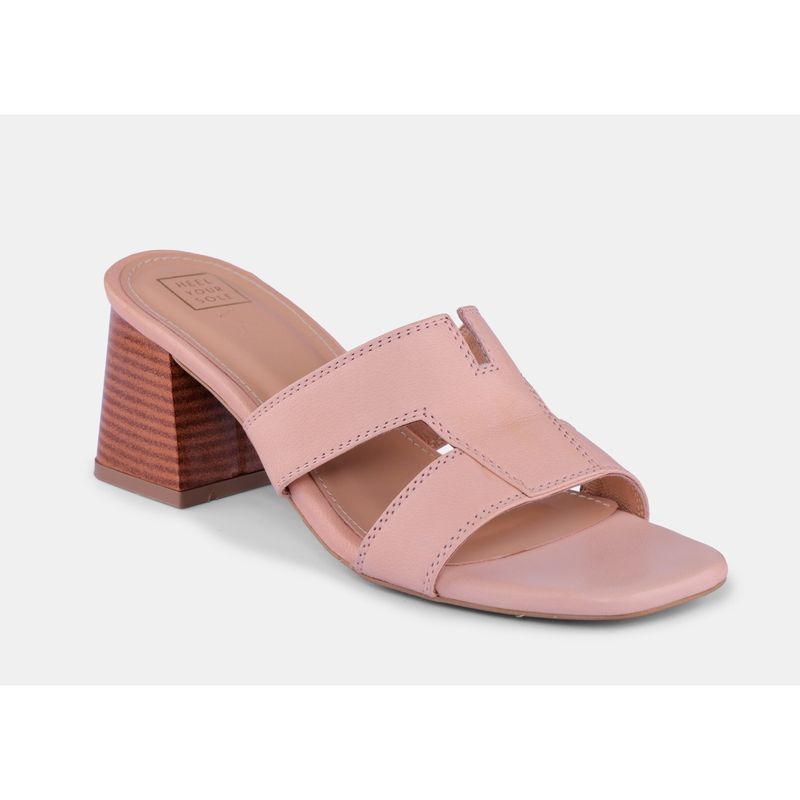 Heel Your Sole Nemo Peach Heels (EURO 36)