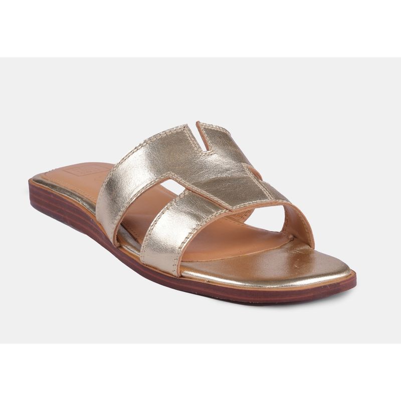 Heel Your Sole Dory Gold Sandals (EURO 36)