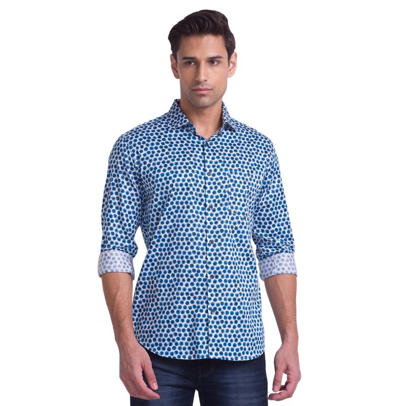 Park Avenue Medium Blue Shirt (39)