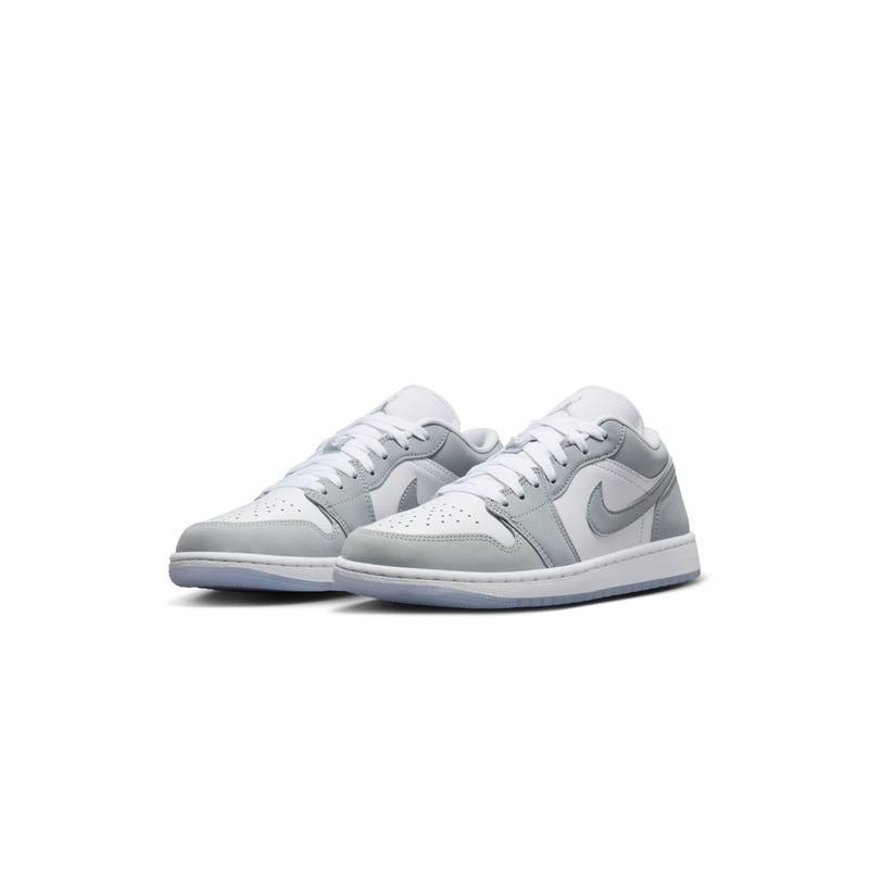 Nike Womens Grey Air Jordan 1 Low Sneakers - DC0774-105 (UK 6)
