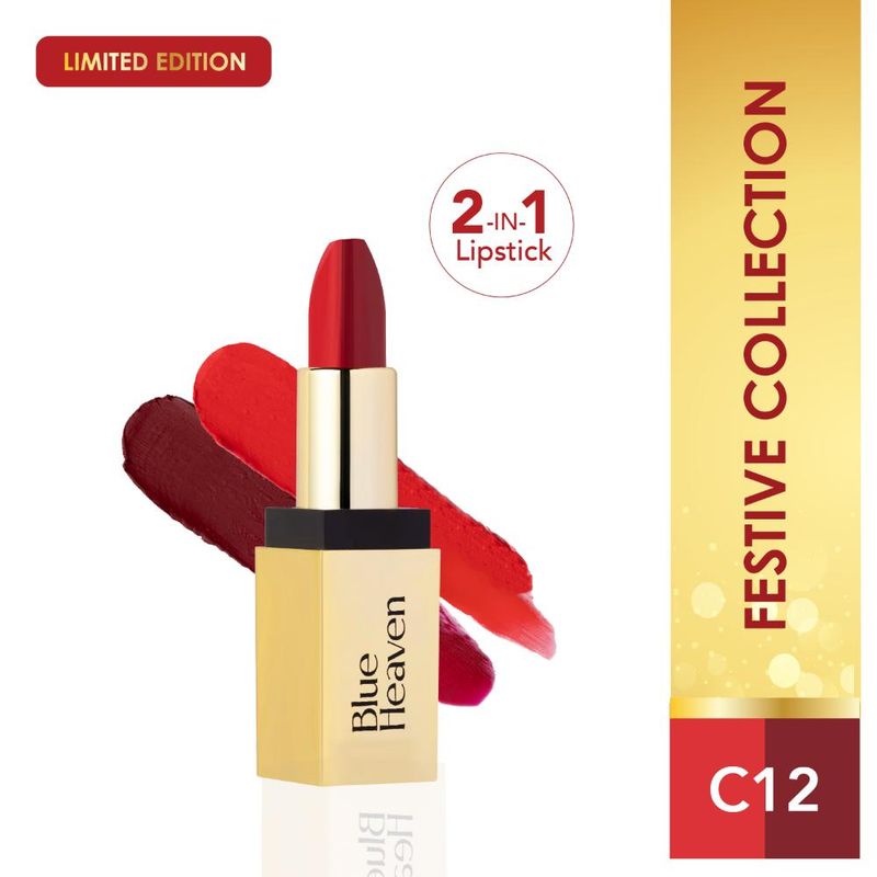 Blue Heaven 2-In-1 Dual Shade Lipstick - C12