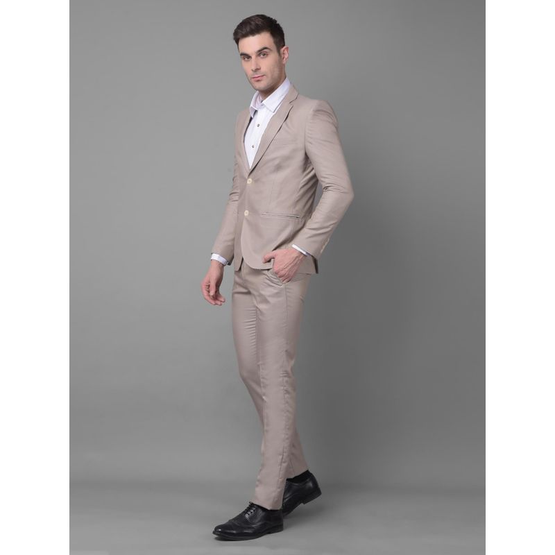 CRIMSOUNE CLUB Mens Beige Suit (Set of 2) (XL)
