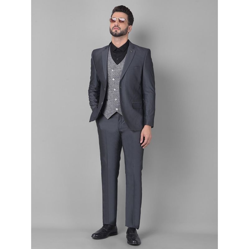 CRIMSOUNE CLUB Mens Grey Two Piece Suit (Set of 2) (M)