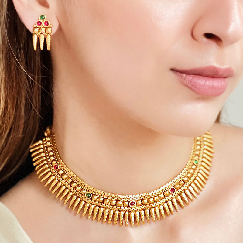 Choker necklace on sale anjali jewellers