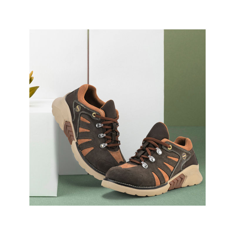 WOODLAND Men Russia Brown Casual Sneakers (UK-6)