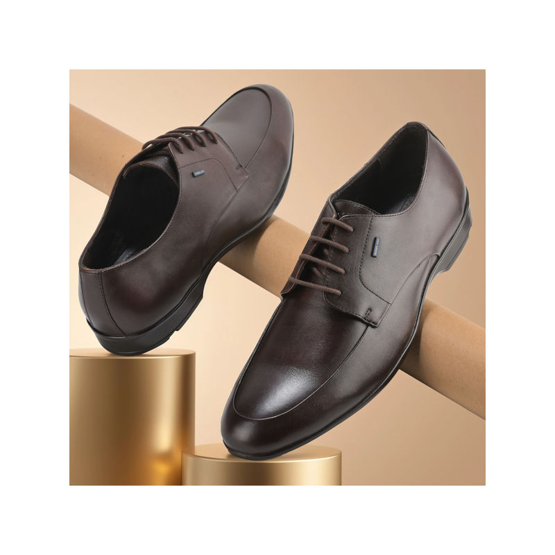 WOODLAND Men Brown Formal Derbies (UK-7)
