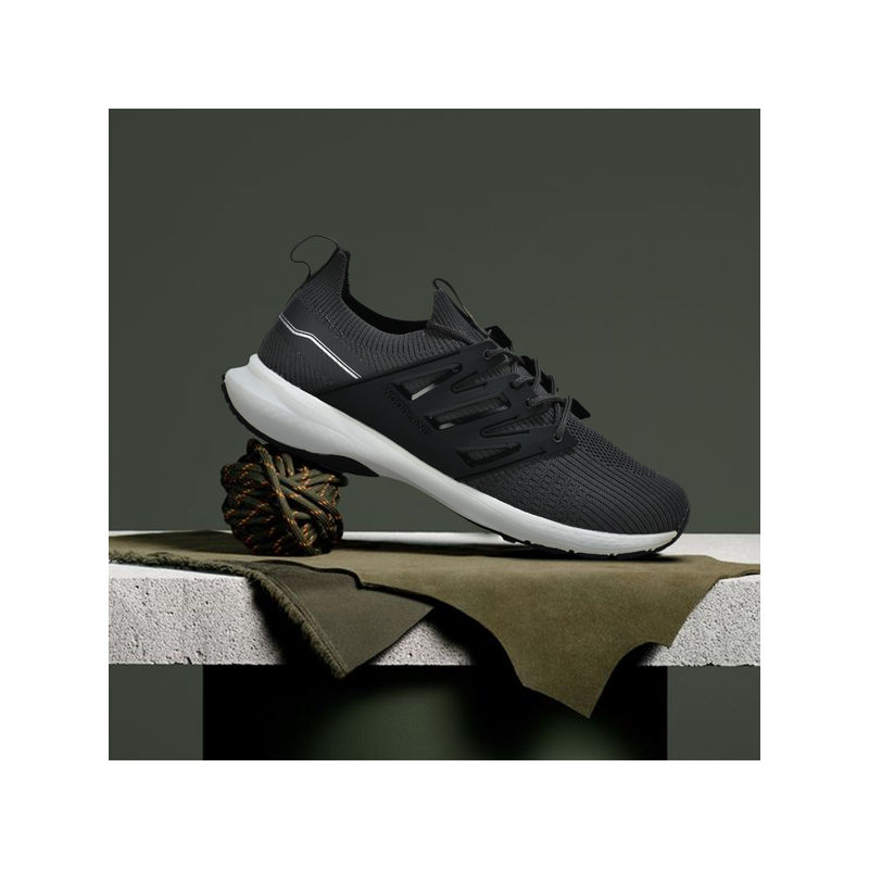 WOODLAND Men Charcoal Grey Sports Running Shoes (UK-6)