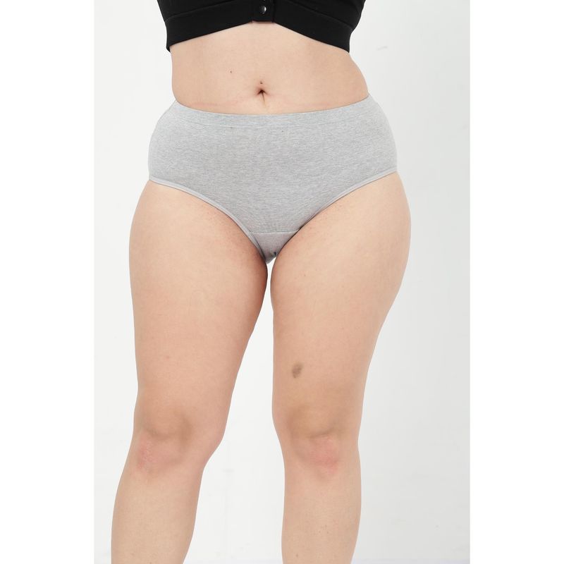 Zelena Grey High Rise Maternity Hipster Brief (S)