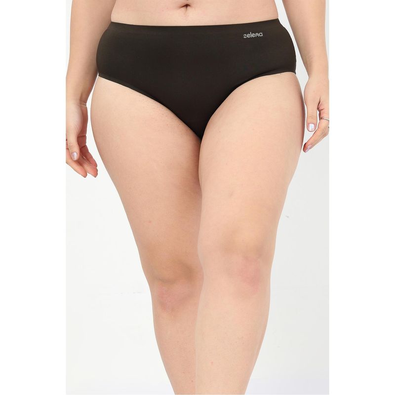 Zelena Green Modal Bonded Maternity Hipster Brief (S)