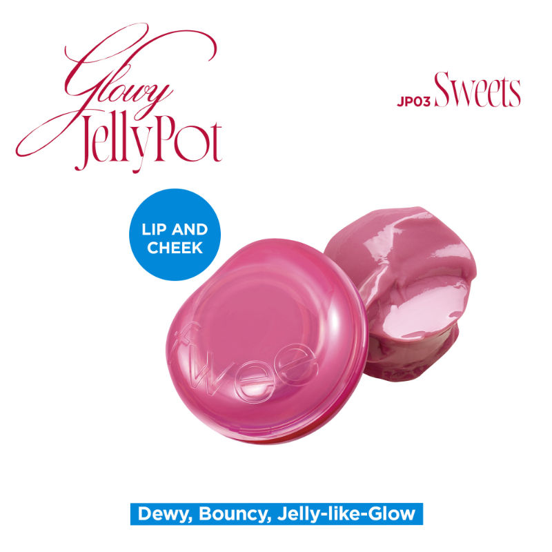 fwee Lip&Cheek Glowy Jelly Pot - JP03 Sweets
