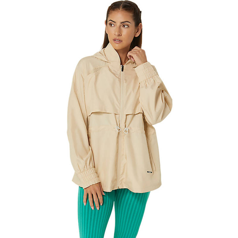 ASICS Actibreeze Woven Women Beige Jacket (M)