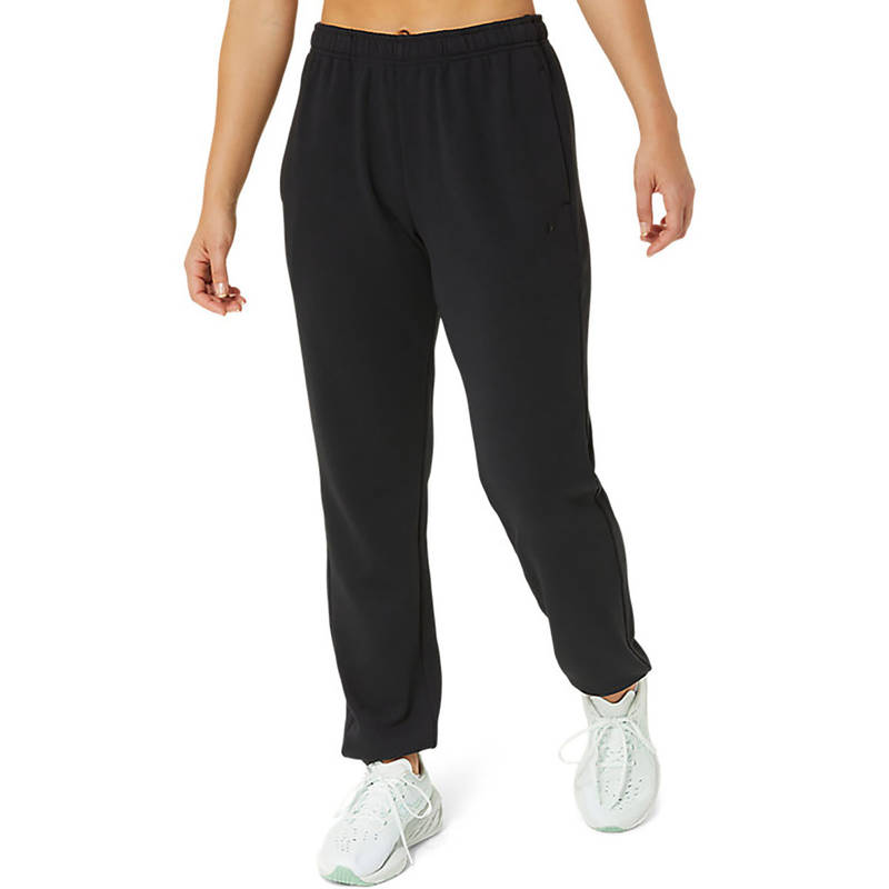 ASICS French Terry Women Black Joggers (L)