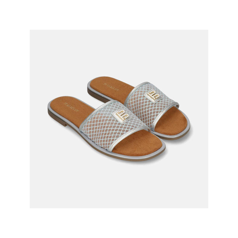 BAGATT Yasha Women Light Blue Leather Flats (EURO 36)