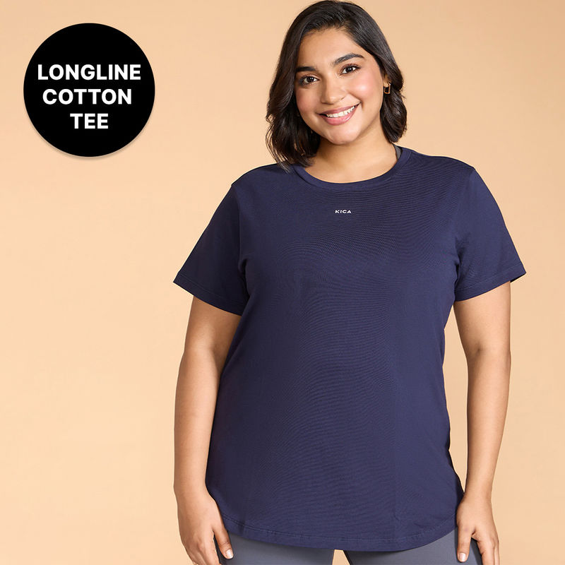 Kica Cotton Regular Fit Top with Flattering Hip Coverage (3XL)
