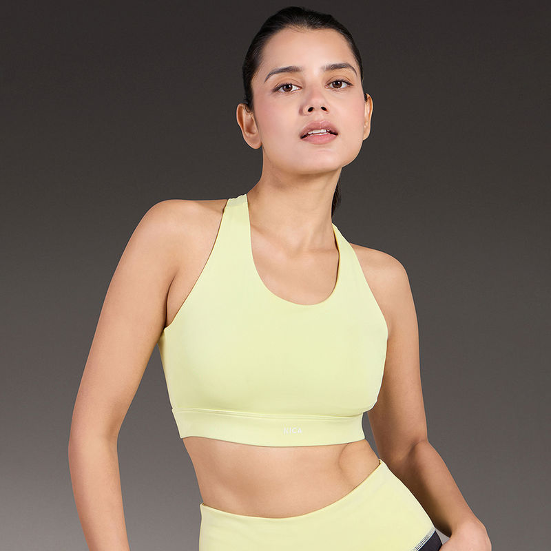 Kica Luxe Crostini Full Coverage And High-Impact Sports Bra For Gym (XS)