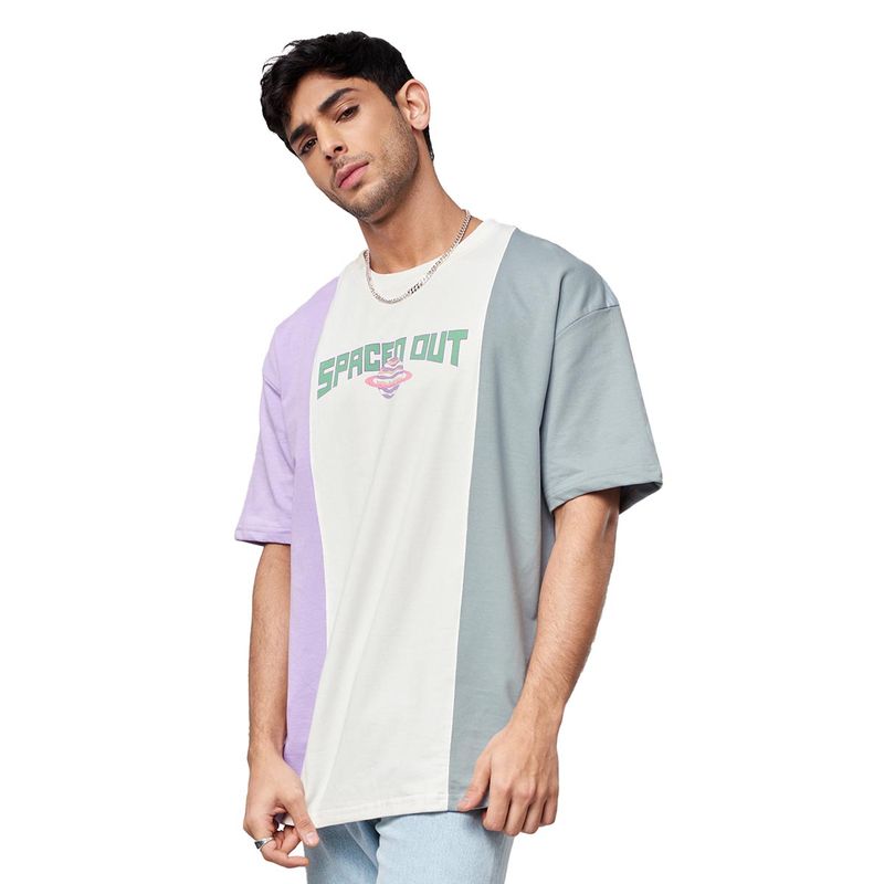 The Souled Store Original Spaced Out Oversized T-Shirts In Multi-Color (S)