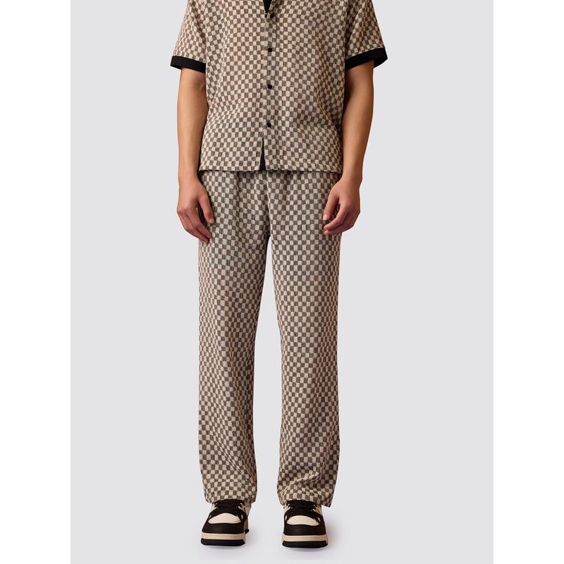 Muvazo Pixel Pop Self Design Pants (XL)