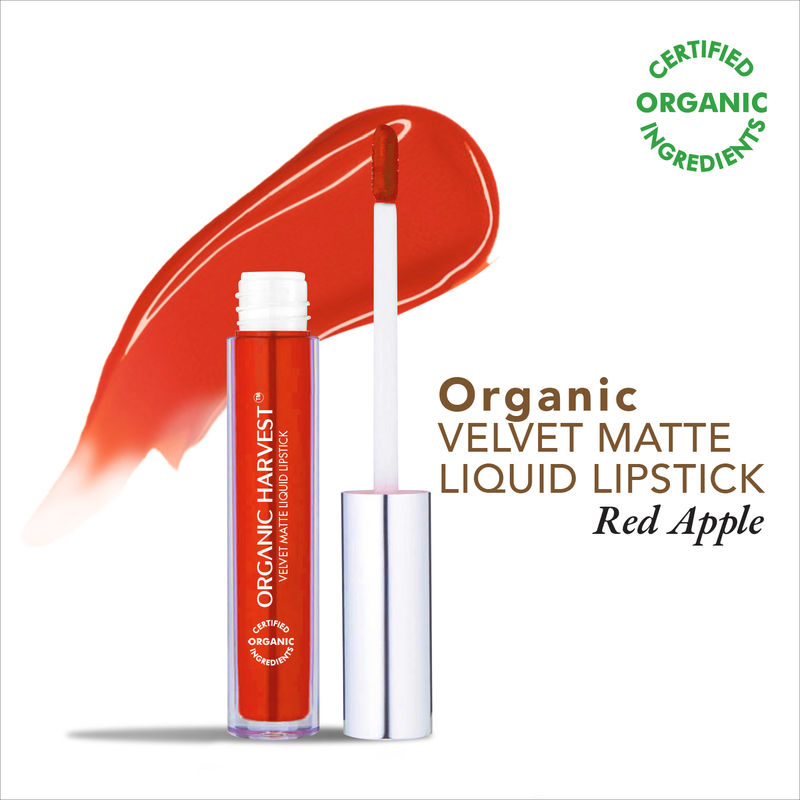 Organic Harvest Velvet Matte Liquid Lipstick - Red Apple
