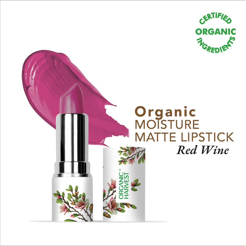 Organic Harvest Moisture Matte Lipstick - Red Wine