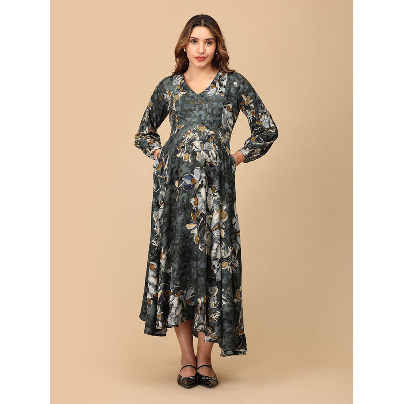 The Mom Store Pitch Please Maternity and Nursing Maxi Dress (S)