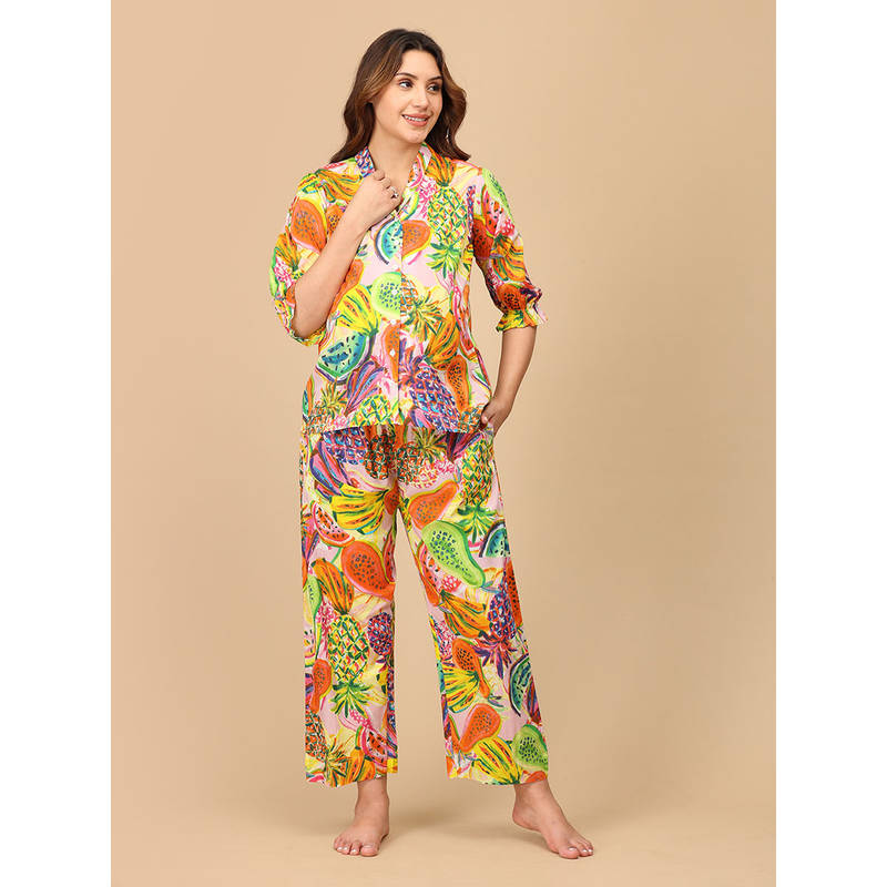 The Mom Store Peel Good Look Maternity and Nursing Nightwear Set (Set of 2) (S)