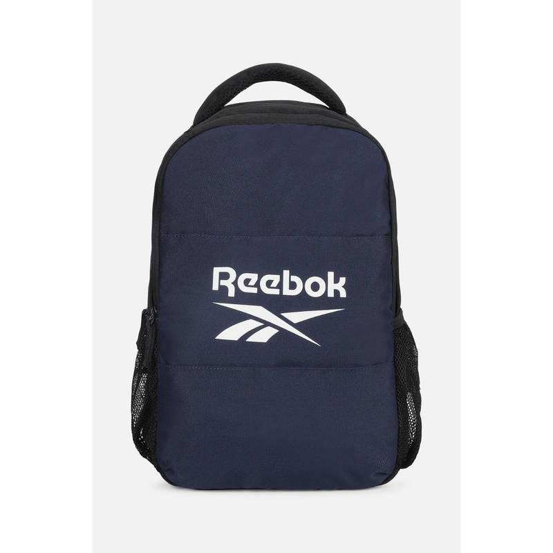 Buy Reebok Men Navy Blue Printed Backpack Online