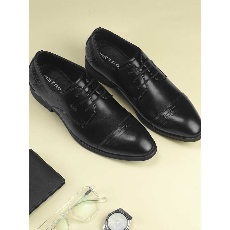 Metro Men Black Formal Derbies (EURO 40)