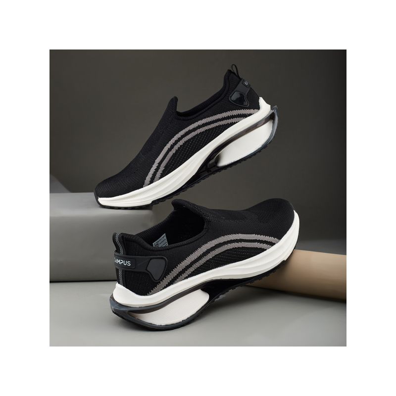 Campus COVERT Black Men Walking Shoes (UK 9)