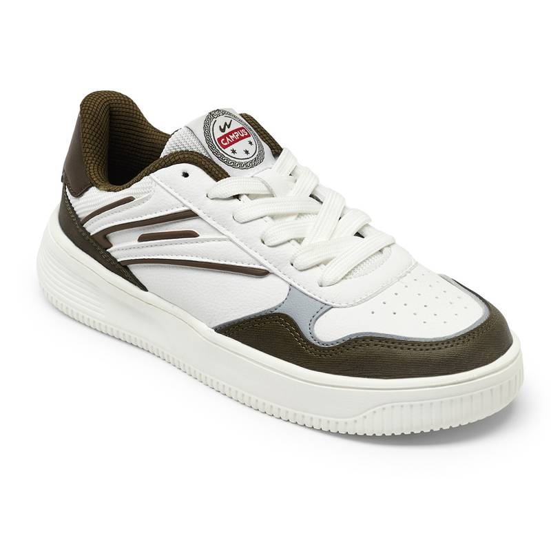 Campus SMOLT White & Green Women Sneakers (UK 5)
