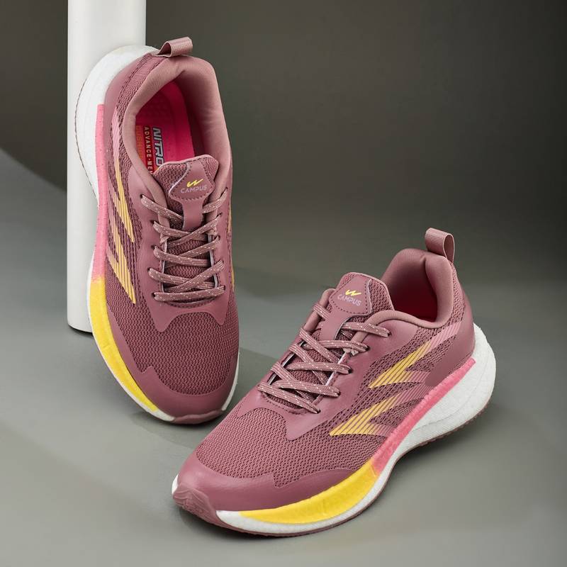 Campus HAZZLE Mauve Women Running shoes (UK 6)